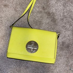 Yellow Kate Spade crossbody